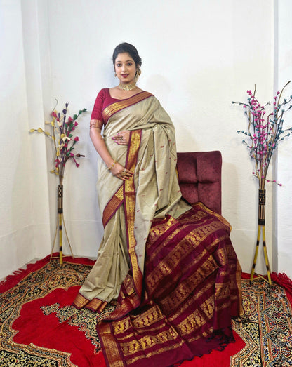 SK18 KALYANI COTTON SOUTH INDIAN SAREE