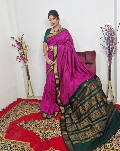 SK18 KALYANI COTTON SOUTH INDIAN SAREE