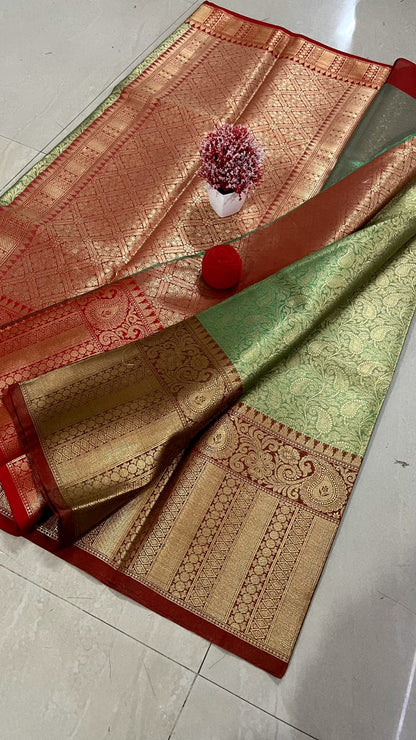 SM35 BANARASI TISSUE KANJIVARAM SILK