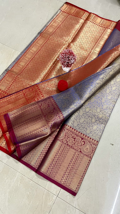 SM35 BANARASI TISSUE KANJIVARAM SILK