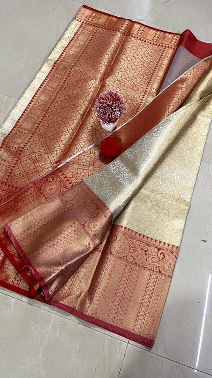 SM35 BANARASI TISSUE KANJIVARAM SILK