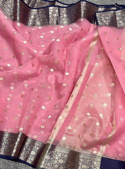 SM38 BANARASI BUTTA TISSUE SILK