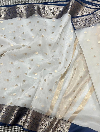 SM38 BANARASI BUTTA TISSUE SILK