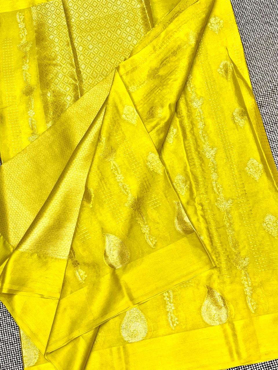 SM39 BANARASI TISSUE KATAN SAREE