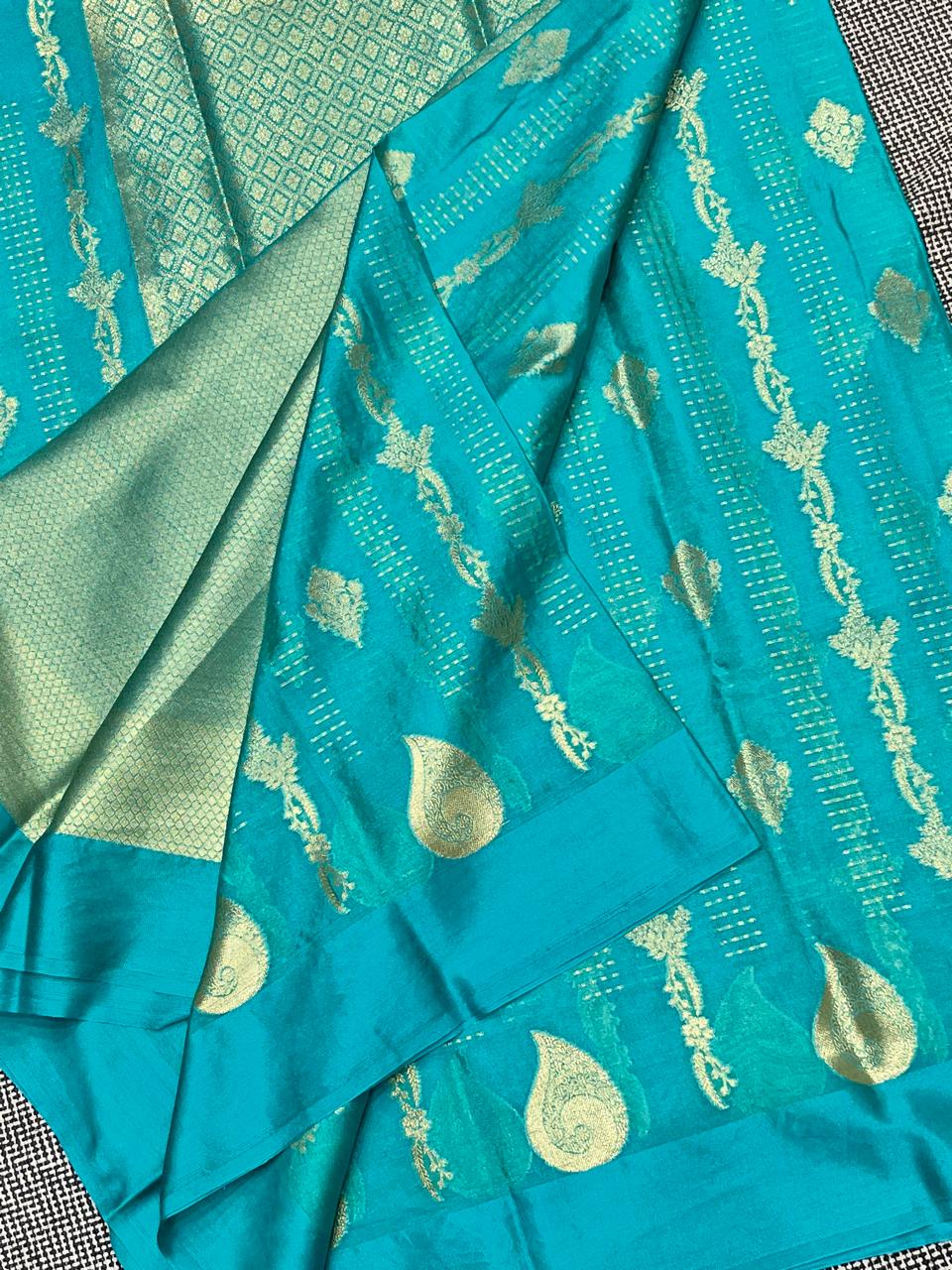 SM39 BANARASI TISSUE KATAN SAREE