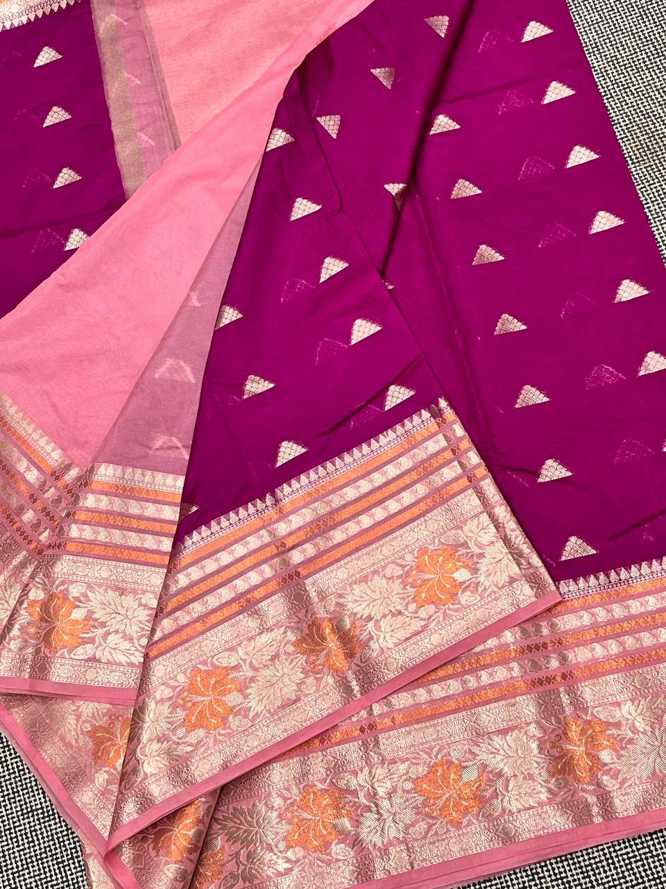 SM42 BANARASI KATAN SILK