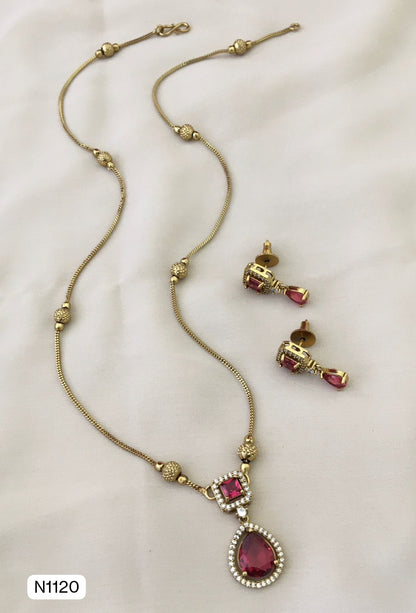 Premium Quality Victorian AD Pendent with copper Chain
